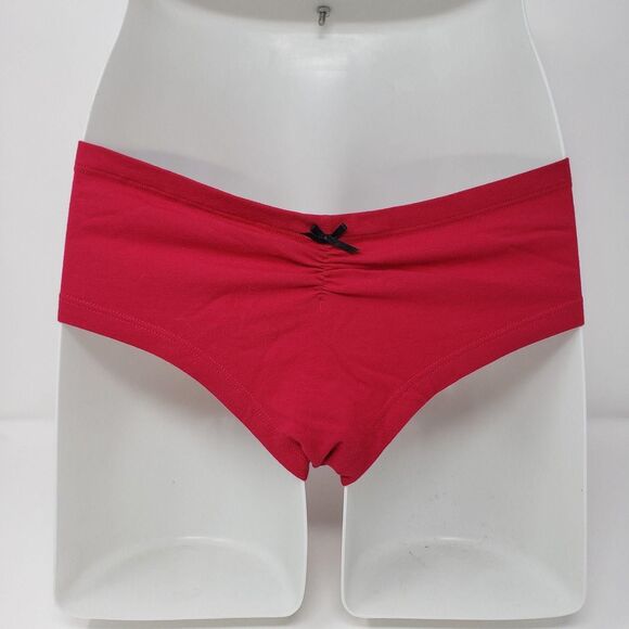 PINK Victoria's Secret Panties Womens Large Red Cheekster Hipster Underwear 2010 - Picture 9 of 10